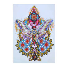 Pintura de diamantes 5D con forma especial, pegatina de mariposa de Animal, bordado de diamantes de imitación, mosaico de punto de cruz Manual DIY, regalo 2024 - compra barato