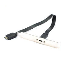 Cable USB tipo C para ordenador, Conector de Panel frontal tipo E macho a USB-C tipo C hembra, adaptador de extensión, 0,3 m, 0,5 m 2024 - compra barato