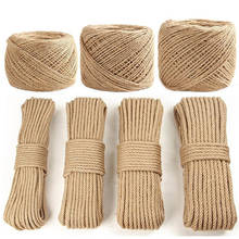50M Sisal Rope For Cat Tree Scratching Post Toy Cat Climbing Frame DIY Twisted Sisal Rope Cats Making Desk Legs Binding Rope 2024 - buy cheap