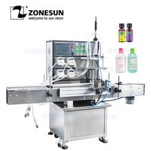 ZONESUN ZS-VTPP80C Juice Wine Gel Can Hand Sanitizer Perfume Liquid Soap Automatic Small Bottle Liquid Filling Machine 2024 - buy cheap
