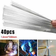 40pcs 50cm* 1.6mm Easy Melt Welding Rods Low Temperature Aluminum Wire Brazing Melting Point For Alloy Welding 2024 - buy cheap