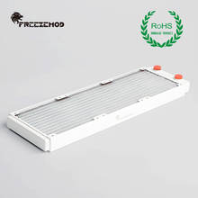 FREEZEMOD computer pc water cooler piano paint white color copper radiator cpu heat sink ROHS certification. TSRP-WP360 2024 - buy cheap
