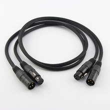 Pair 5N OCC Copper Conductor Audio Balance Interconnect Cable With NEUTRIK XLR Plug Connector 2024 - buy cheap