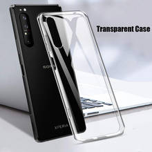 Capa fina transparente para sony xperia 1 ii, capa macia para sony xperia 10 ii xperia1 ii 2020 2024 - compre barato