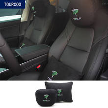 Car Headrest Cushion Soft Comfortable Neck Pillow Interior Car Styling Accessories for Tesla Model S Model X Model 3 2024 - buy cheap