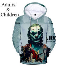 Hot sale 3D Joker Hoodies Men Sweatshirts Women Hooded Fashion Autumn Harajuku Kids Pullovers 3D Joker Casual boys girls Tops 2024 - buy cheap