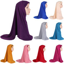 Muslim Women Amira Hijab Scarf Headscarf Wrap Islamic Shawl Arab Ramadan One Peice Full Cover Khimar Headwear Niqab Fashion 2024 - buy cheap