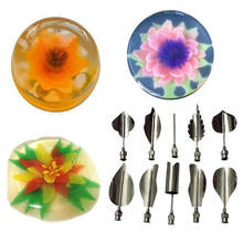 11pcs/set 3d Jelly Flower Art Tools Jelly Cake Gelatin Pudding Mold Nozzle Syringe Russia Nozzle Set Cake Decorating Tools 2024 - buy cheap