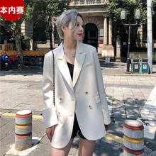 Blazer Women Spring and Autumn White Blazer Women's Loose Suit Top Veste Femme 2024 - buy cheap