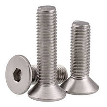 Countersunk Socket Head Screw A4 Stainless Steel Allen Bolts Screw M6 8 10 2024 - buy cheap