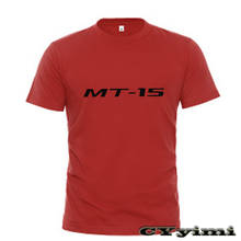 Camiseta con LOGO para hombre, camisa de manga corta, cuello redondo, 100% algodón, para Yamaha MT-15 MT15 2024 - compra barato