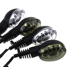 Luz led de seta para kawasaki ninja 250r vn 650 vulcan s, klx250s, klx250sf, lâmpada piscante para luz frontal/traseira 2024 - compre barato