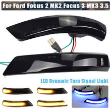 For Ford Focus 2 3 MK2 MK3 3.5 Mondeo MK4 Bicolor LED Dynamic Turn Signal Light Mirror Indicator Flowing Water Blinker Light EU 2024 - buy cheap