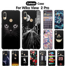 Jurchen-capa para celular wiko view 2 pro, silicone macio, impressão 3d, tpu, capa traseira, fosca, 2024 - compre barato
