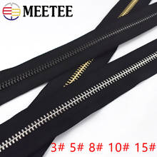 2/4M 3# 5# 8# 10# 15# Metal Zipper for Jacket Code Loading Coil Zippers DIY Garment Sewing Zips Bag Repair Parts Zip Accessories 2024 - buy cheap