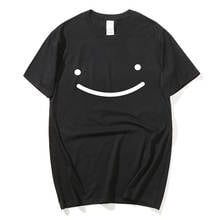 2021 Dream Smp Smile T-Shirt Summer Men Shirts Harajuku Tee Shirt Hip Hop Unisex Streetwear Tshirts Kawaii Clothing Anime Shirt 2024 - buy cheap