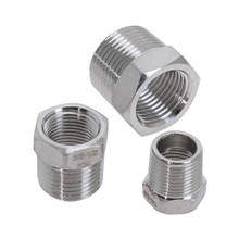 304 stainless steel make up  Adapter fitting pipe fittings 1/4'' 1/2''   DN8 DN10 DN15 DN20 2024 - buy cheap