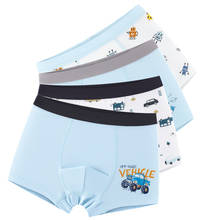 Cotton Underwear Boxer Boys Stretchy Cars Panties Bottoms Kids Clothes for 7 8 9 10 11 12 Years Old OKU203008 2024 - buy cheap