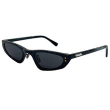 Gafas de sol Retro con forma de ojo de gato para mujer, anteojos de sol femeninos con diseño de ojo de gato, en color blanco y negro, con protección UV400 2024 - compra barato