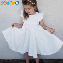Новинка, летнее платье для маленьких девочек Sodawn, платье принцессы с пачкой, детские платья без рукавов 2024 - купить недорого
