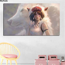 Póster de película de princesa Mononoke, pinturas de Anime en lienzo de dibujos animados, imágenes decorativas de arte moderno para pared, decoración del hogar 2024 - compra barato