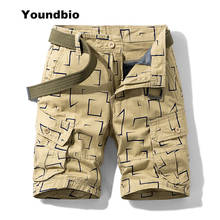 2021 New Summer Cargo Shorts Men Camouflage Cotton Khaki Jogger Loose Cargo Shorts Men Casual Men Outwear Overalls Shorts 2024 - buy cheap