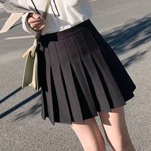 Cool Short Skirts School-Uniforms High Waist A-Line Women Pleated Skirt Sweet Girls Dance Skirt With Safety Pants Mini Skirt 2024 - buy cheap