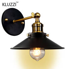 Vintage Loft Led Wall Lamp Indoor Home Industrial Decoracion Pared Retro Coffee Lighting Iron Lamp Shade E27 Wall Lamps Fixtures 2024 - buy cheap
