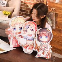 JOJO's Bizarre Adventure Sofa Pillow/Cushion Anime Plush Toy Dolls Gold Wind Q Version Stuffed Toys Children Xmas Birthday Gifts 2024 - buy cheap