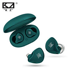 Наушники KZ S1 S1D TWS, беспроводные наушники Bluetooth 5,0, сенсорное управление пальцами, динамические/гибридные наушники, Спортивная гарнитура с шумоподавлением 2024 - купить недорого