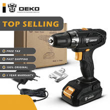 DEKO GCD20DU5 18V Electric Screwdriver Cordless Drill Mini Power Driver DC Lithium-Ion Battery 2-Speed 2024 - buy cheap