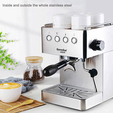 Máquina de café automática de alta presión, ordeñadora de vapor, Espresso, 220V 2024 - compra barato