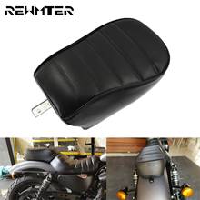 Motorcycle Leather Rear Passenger Pad Seat Black Cushion Pillow Pad For Harley Sportster Iron 883 XL883N 2016-2019 2018 2017 2024 - buy cheap