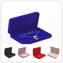 1 шт. большая коробка ювелирных изделий Дисплей держатель ожерелье кулон коробки для хранения подарков Подарочная коробка для упаковки свадебных ювелирных изделий коробка-Органайзер 2024 - купить недорого