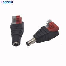 5pair Spring DC Connector 5 Male +5 Female 2.1*5.5mm DC Power Jack Adapter Plug Connector No screw for 3528 5050 led strip 2024 - buy cheap