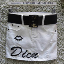 Осенняя модная женская юбка с бисером, джинсовая юбка до бедра, Женская эластичная джинсовая мини-юбка 2024 - купить недорого