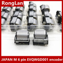 [BELLA] Оригинальный японский M потенциометр энкодера с переключателем шин 6 pin EVQWGD001 -- 10 шт./лот 2024 - купить недорого