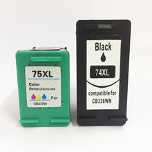 Vilaxh 74xl 75 Compatible Ink Cartridge Replacement for HP 74 75 Photosmart C4200 C4280 C4345 C4380 C4385 C4480 C4580 Printer 2024 - buy cheap