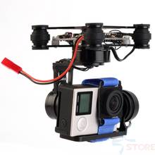 3 eixo montado sem escova cardan quadro com motores & storm32 controller para gopro 3 4 xiaomi xiaoyi sj4000 sjcam fpv rtf 2024 - compre barato