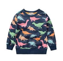 Children's clothing wholesale 2019 Korean version of the spring kids clothing boys sweater children  round neck sweatershirt 2024 - buy cheap