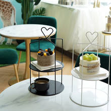 Two Tier Cupcake Dessert Display Tray for Restaurant Tableware Baking Cake Birthday Cake Stands Home Party Dinnerware 2024 - buy cheap