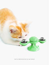 Аксессуары для кошек, пазл, крутящийся поворотный стол с щеткой, игрушка для кошек, игрушки для кошек, ветряная мельница, котенок, интерактивные игрушки, товары для домашних животных 2024 - купить недорого