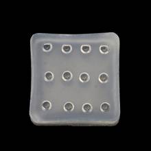Molde de silicona transparente con cuentas de ópalo redondas de 4mm, herramientas de joyería de resina epoxi 2024 - compra barato