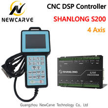 Controlador de cilindro CNC SHANLONG S200, control remoto DSP de 4 ejes para máquina de grabado, NEWCARVE 2024 - compra barato