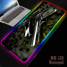 XGZ  New Cool Gun Speed Locking Edge Large Natural Rubber Mouse Pad Waterproof Game Desk Mousepad Keyboard Mat Dropshipping 2024 - buy cheap