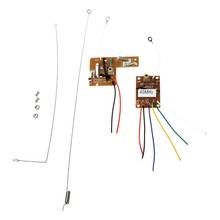 Tablero de transmisor y receptor remoto de 4 canales y 40MHZ con antena para Robot de coche RC DIY 2024 - compra barato