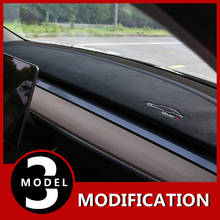 Modification Car Dashboard Carpet Cover Solar Insulation Panel Protection For Tesla Model 3 2018 2019 2020 2021 Car Accessories 2024 - buy cheap