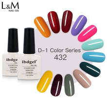 Ibdgel esmalte em gel soak-off, conjunto de esmaltes em gel uv, 6 cores amarelo vermelho e série de cores de verão, 7.3ml 2024 - compre barato