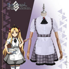 Anime Fate/Grand Order FGO Sweets Paradise Ereshkigal cafe Waiter Maid Coffee Dress Cosplay Costume Halloween Women FreeShipping 2024 - buy cheap