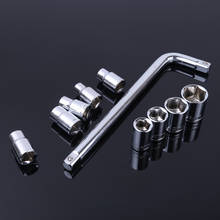 Hardware tools 10 Piece socket wrench auto repair socket wrench repair vanadium steel socket wrench 2024 - buy cheap